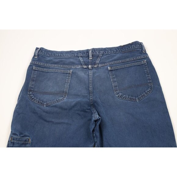 Vtg 90s Marithe Francois Girbaud Mens 40x32 Thrashed Baggy Fit Denim Jeans USA - Picture 13 of 16